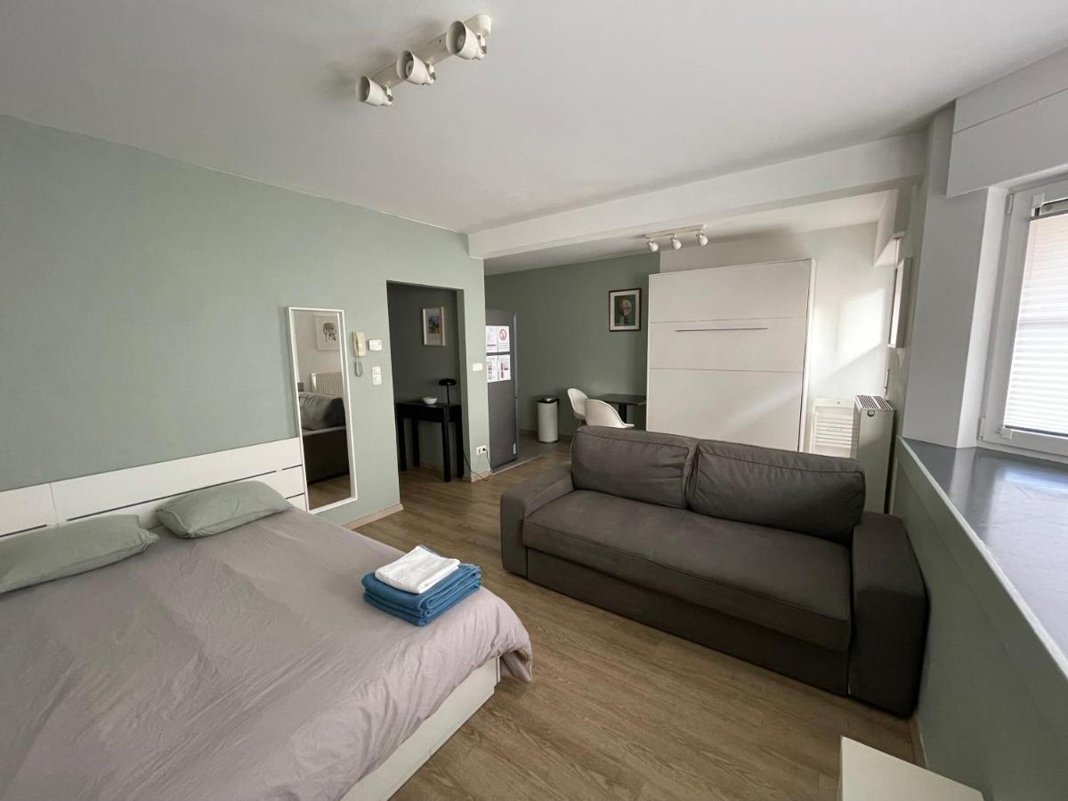 Studio Close From Train Station And Shops Luxembourg Bagian luar foto